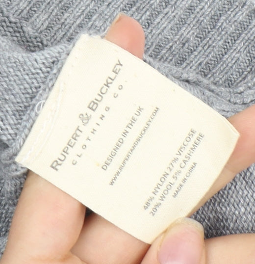 Rupert & Buckley Men's Grey L High Neck Pullover