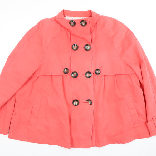 Marks and Spencer Women's Pink Pea Coat Size 20