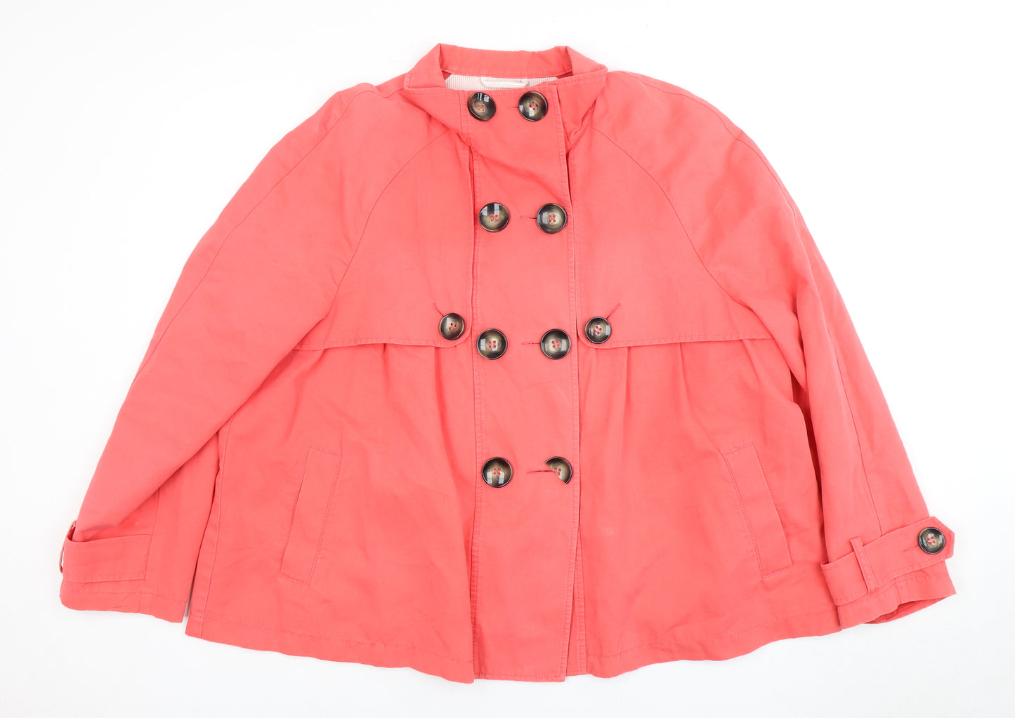 Marks and Spencer Women's Pink Pea Coat Size 20