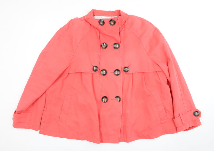 Marks and Spencer Women's Pink Pea Coat Size 20
