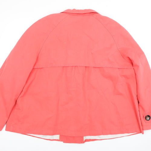Marks and Spencer Women's Pink Pea Coat Size 20