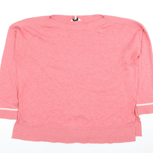 James Women's Pink 3/4 Sleeve Cardigan Size 14