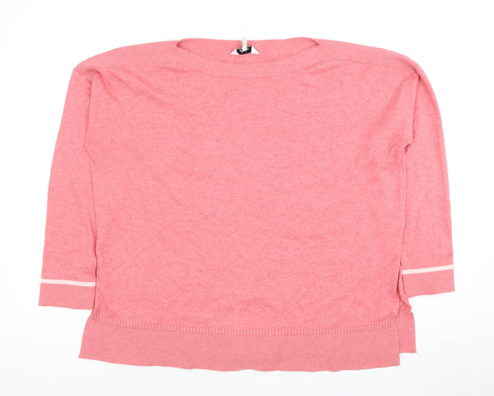 James Women's Pink 3/4 Sleeve Cardigan Size 14
