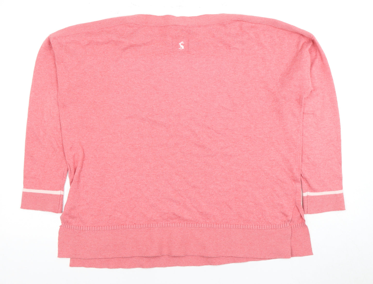 James Women's Pink 3/4 Sleeve Cardigan Size 14