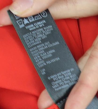 Marks and Spencer Women's Red Size 10 Suit Waistcoat