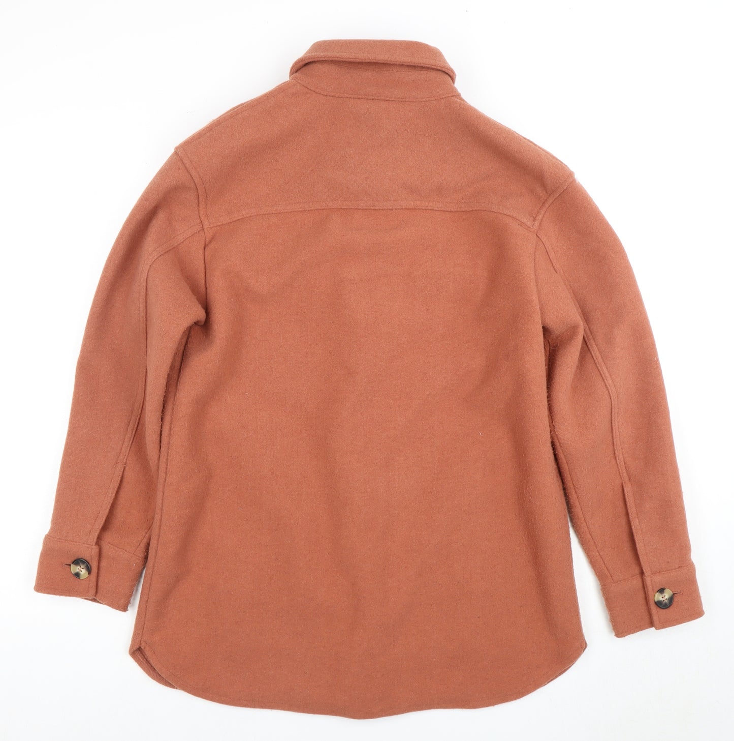 Fat Face Women's Brown Wool Jacket, Size 10, Casual Autumn/Winter
