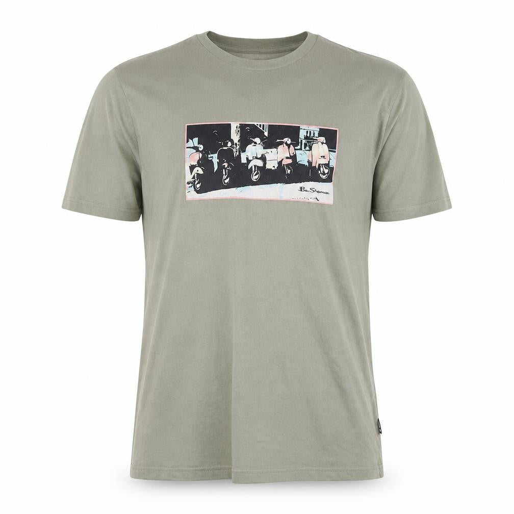 Ben Sherman Men's Green T-shirt, size Large.