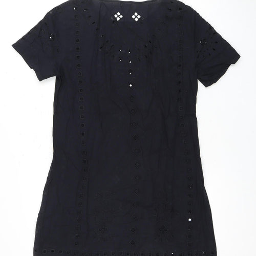 Jigsaw Women's Black Short Sleeve Dress M
