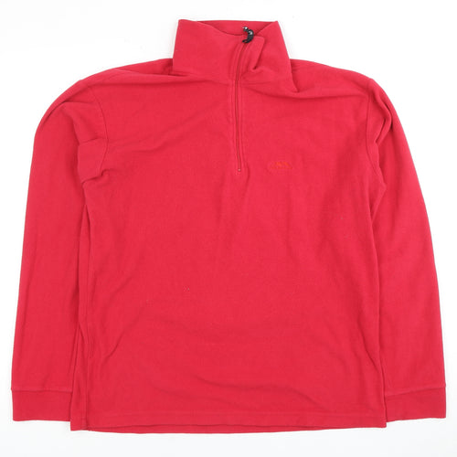 Trespass Women's Red Pullover Sweatshirt M Warm Fleece
