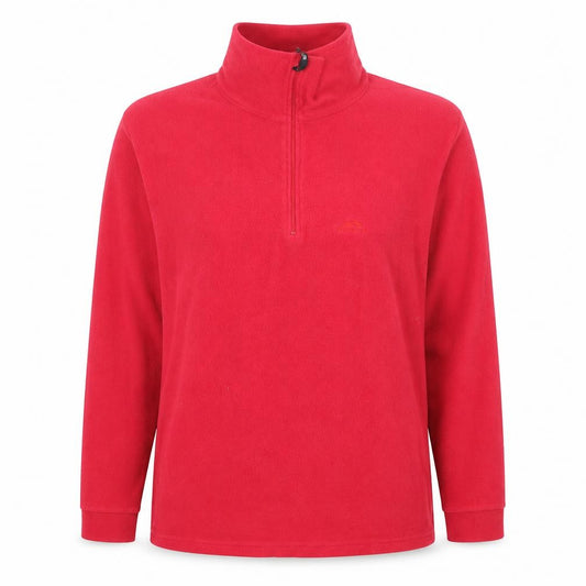Front view of Trespass Women's Red Pullover Sweatshirt M Warm Fleece