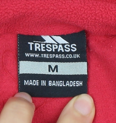 Trespass Women's Red Pullover Sweatshirt M Warm Fleece