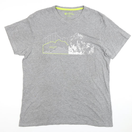 Mountain Warehouse Men's Grey Outdoor T-Shirt, L