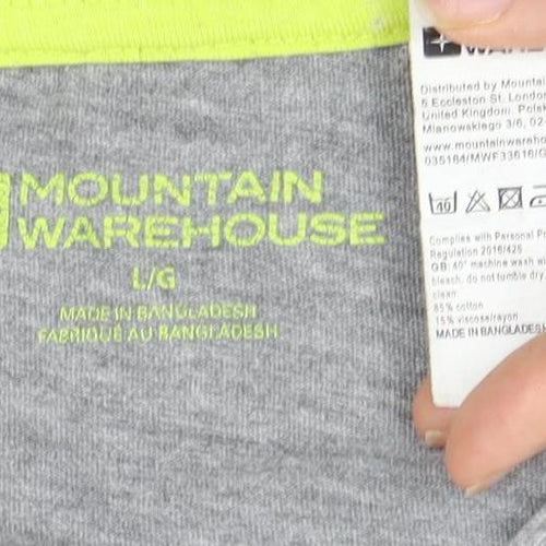 Mountain Warehouse Men's Grey Outdoor T-Shirt, L