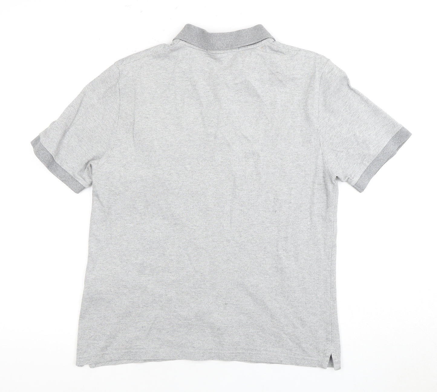 Ben Sherman Men's Grey Cotton Polo Shirt Size M