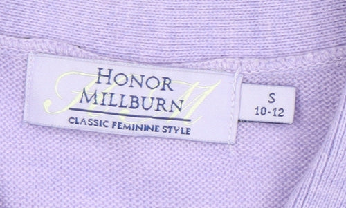 Honor Millburn Women’s Purple High Neck Jumper S