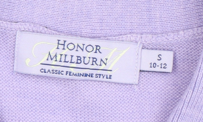 Honor Millburn Women’s Purple High Neck Jumper S