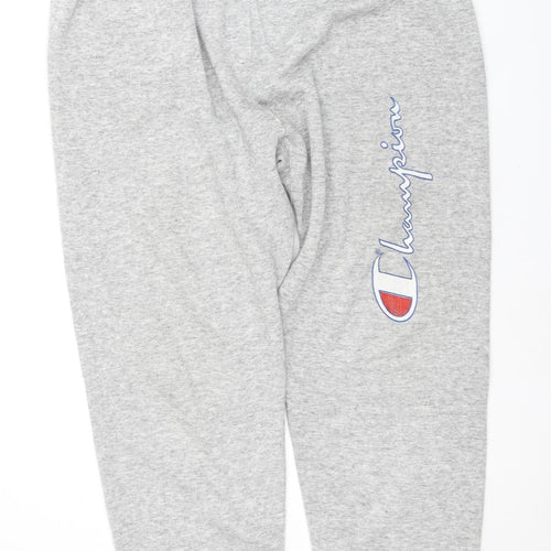 Champion Men's Grey Jogger Trousers, Size L