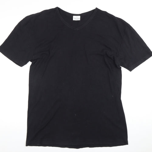 Calvin Klein Men's Black XL V-Neck T-Shirt