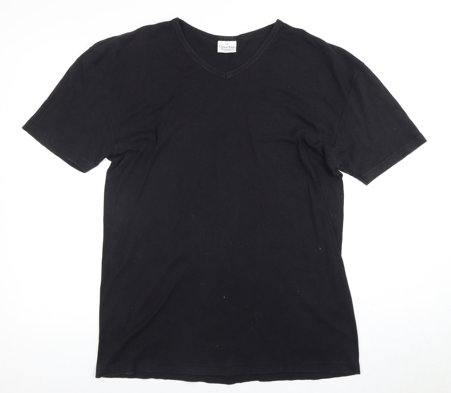 Calvin Klein Men's Black XL V-Neck T-Shirt