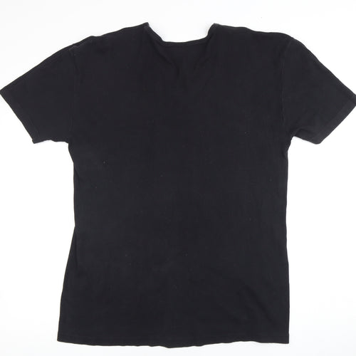 Calvin Klein Men's Black XL V-Neck T-Shirt