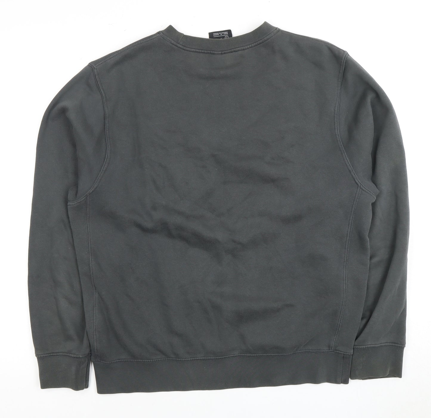 Nike Men's Grey S Logo Pullover Sweatshirt
