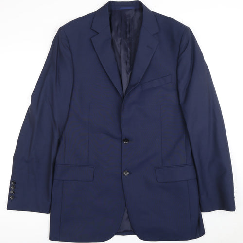 Austin Reed Men’s Blue Single-Breasted Jacket