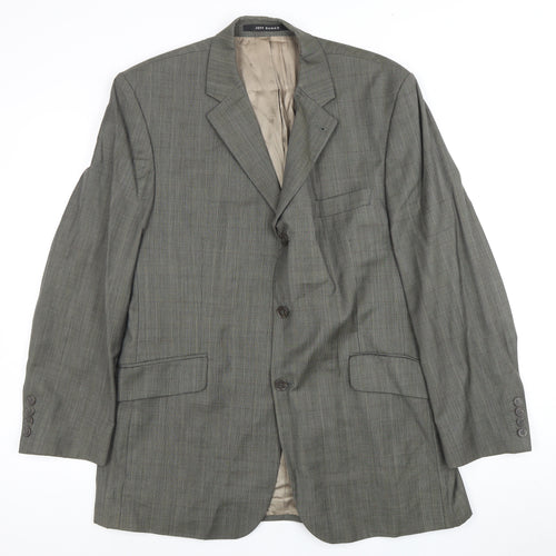 Jeff Banks Men's Grey Blazer 42 Regular