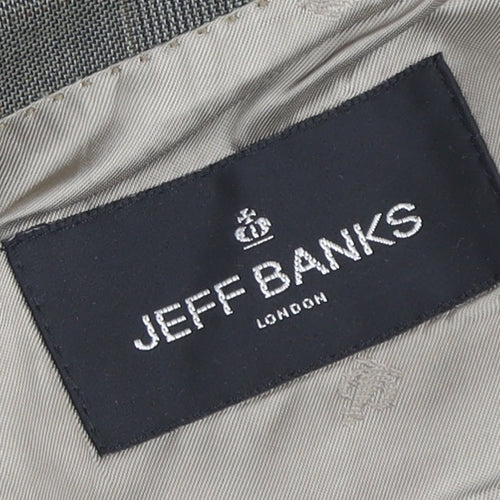 Jeff Banks Men's Grey Blazer 42 Regular
