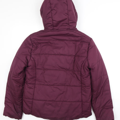 Converse Men's Purple Puffer Jacket, Small, Winter