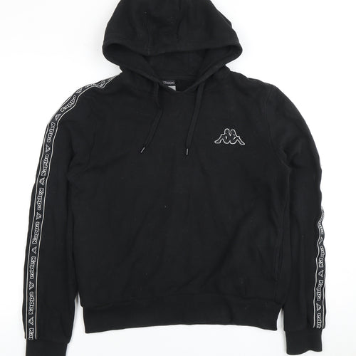Kappa Women's Black Hoodie Size 12 Pullover