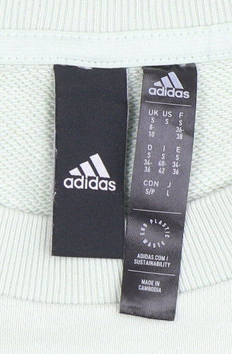 Adidas Women's Green Pullover Sweatshirt S