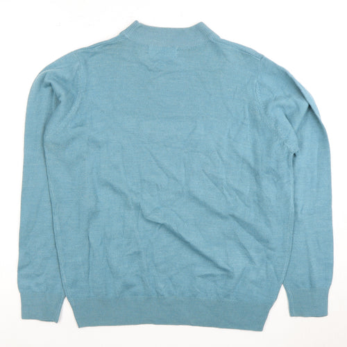 Honor Millburn Women's Blue Mock Neck Jumper, Size M