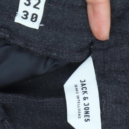 Jack & Jones Men's Black Jogger Trousers Size 32
