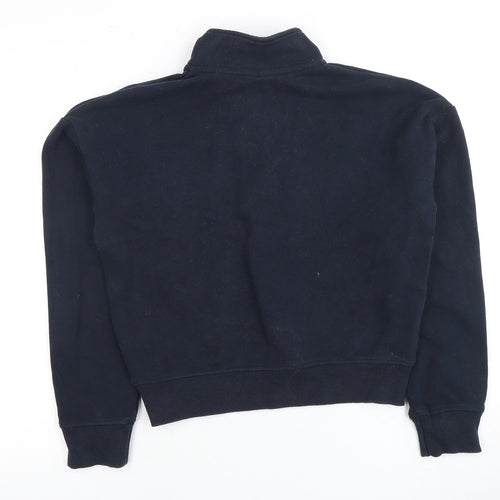 Superdry Women's Blue Full Zip Sweatshirt, Size 8, Casual