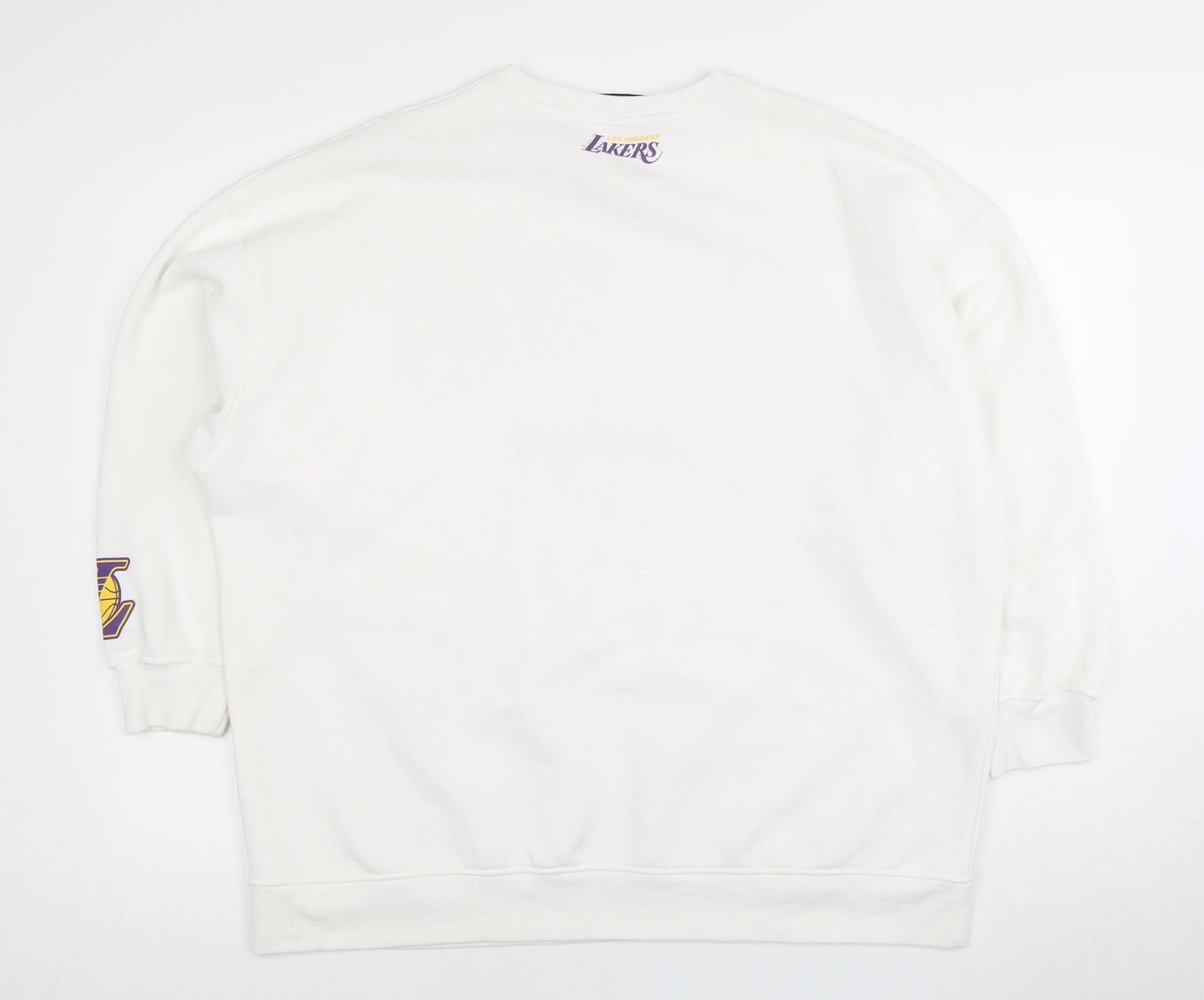 NBA Unisex Adults White Pullover Sweatshirt L