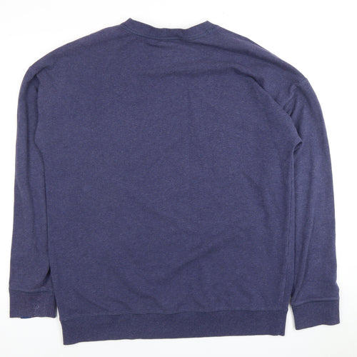 Calvin Klein Men's Blue Logo Sweatshirt L