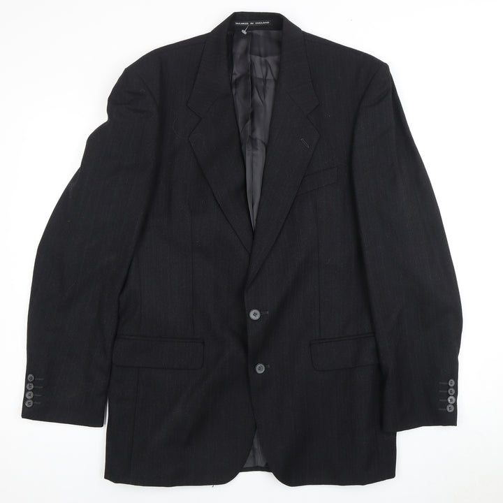 Centaur Men's Grey Long Wool Blazer 40