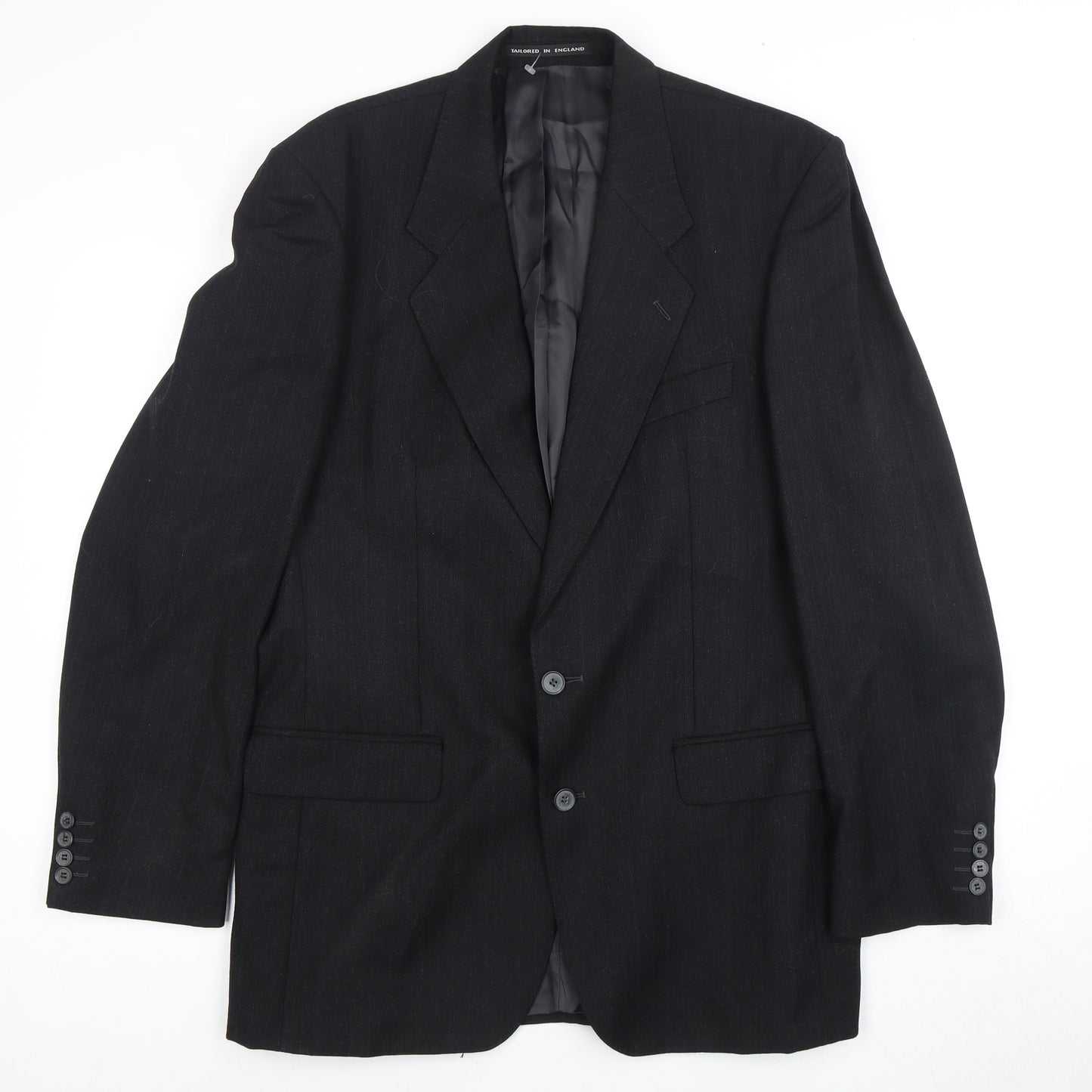 Centaur Men's Grey Long Wool Blazer 40