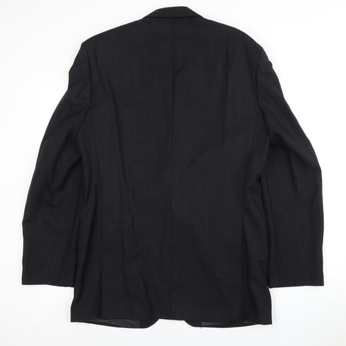 Centaur Men's Grey Long Wool Blazer 40
