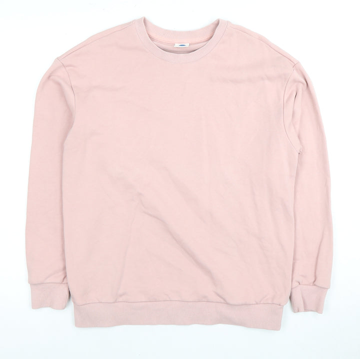 NASA Pink Unisex Sweatshirt M Pullover Crew Neck