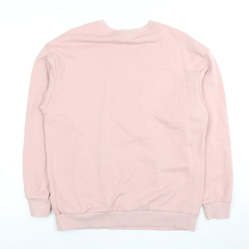 NASA Pink Unisex Sweatshirt M Pullover Crew Neck