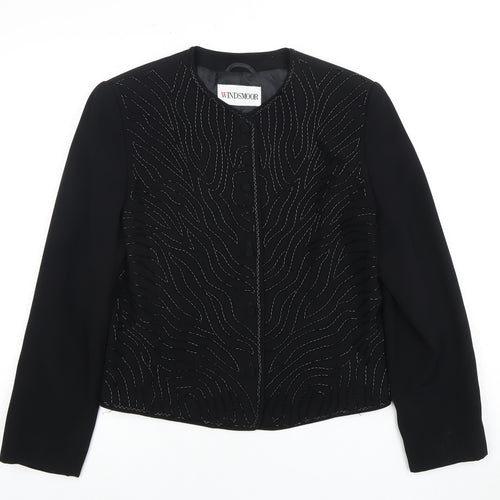 Windsmoor Women's Black Suit Jacket Size 10