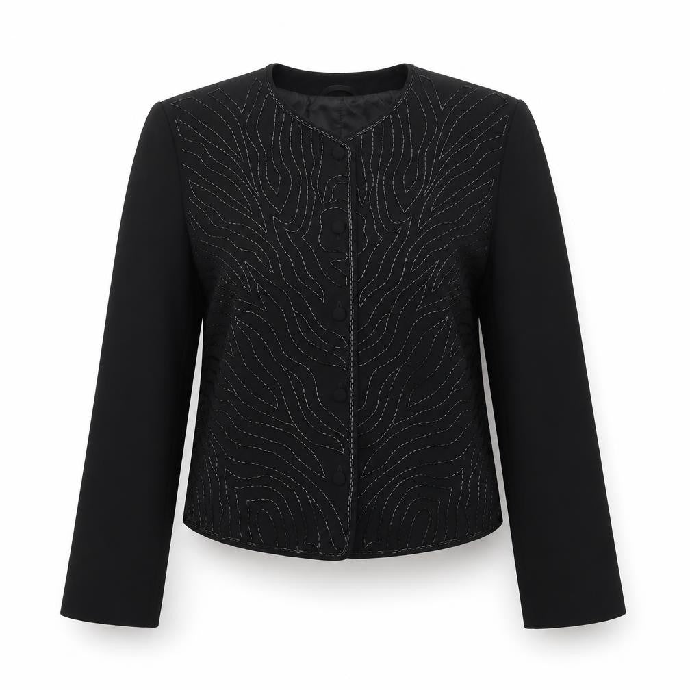 Front view of Windsmoor Women's Black Suit Jacket, size 10