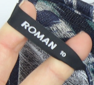 Roman Women's Multicoloured 3/4 Sleeve Top Size 10