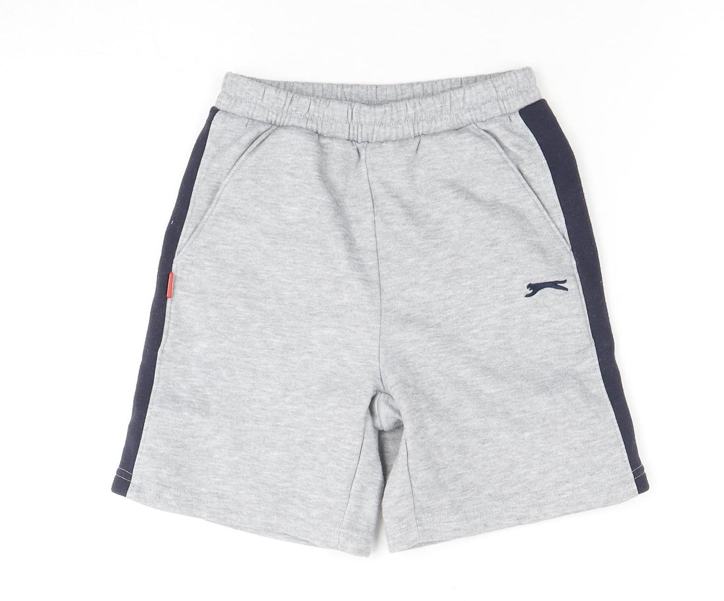 Slazenger Boys Grey Athletic Shorts 7-8 Years Activewear