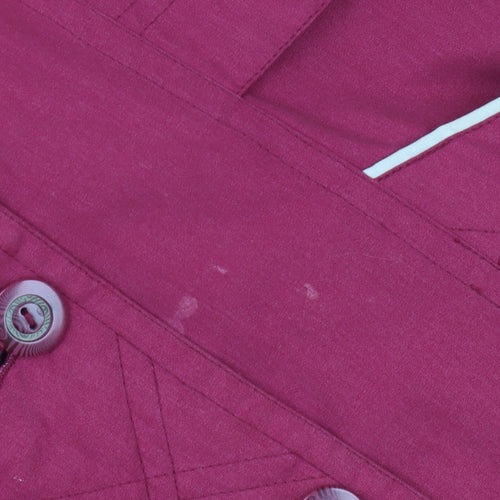 David Barry Women's Red Rain Coat Size 14