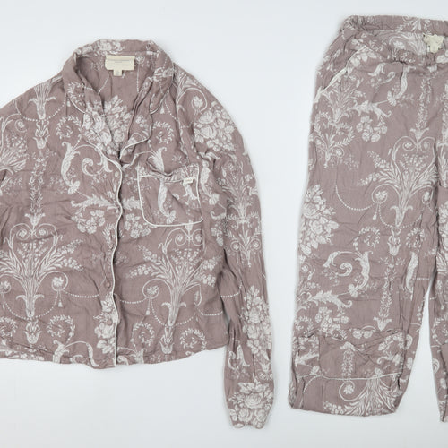 Laura Ashley Women's Grey Pyjama Set, Size 12 - Sleep In Style