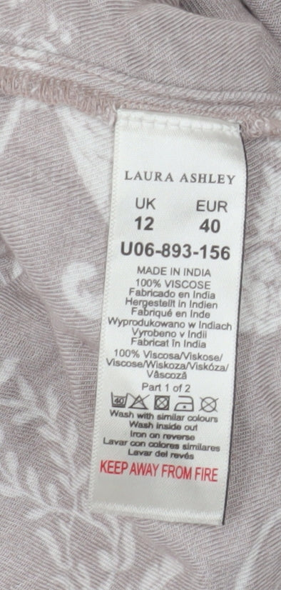 Laura Ashley Women's Grey Pyjama Set, Size 12 - Sleep In Style
