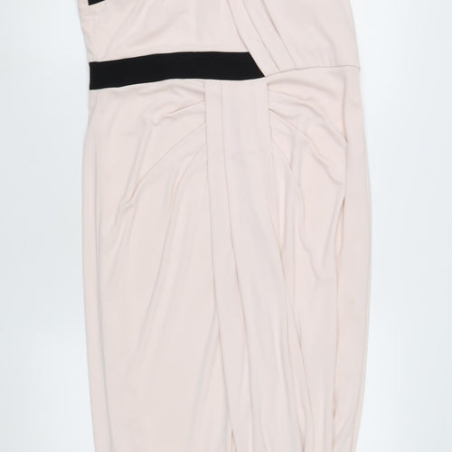 Phase Eight Women's Ivory Black Dress Size 16