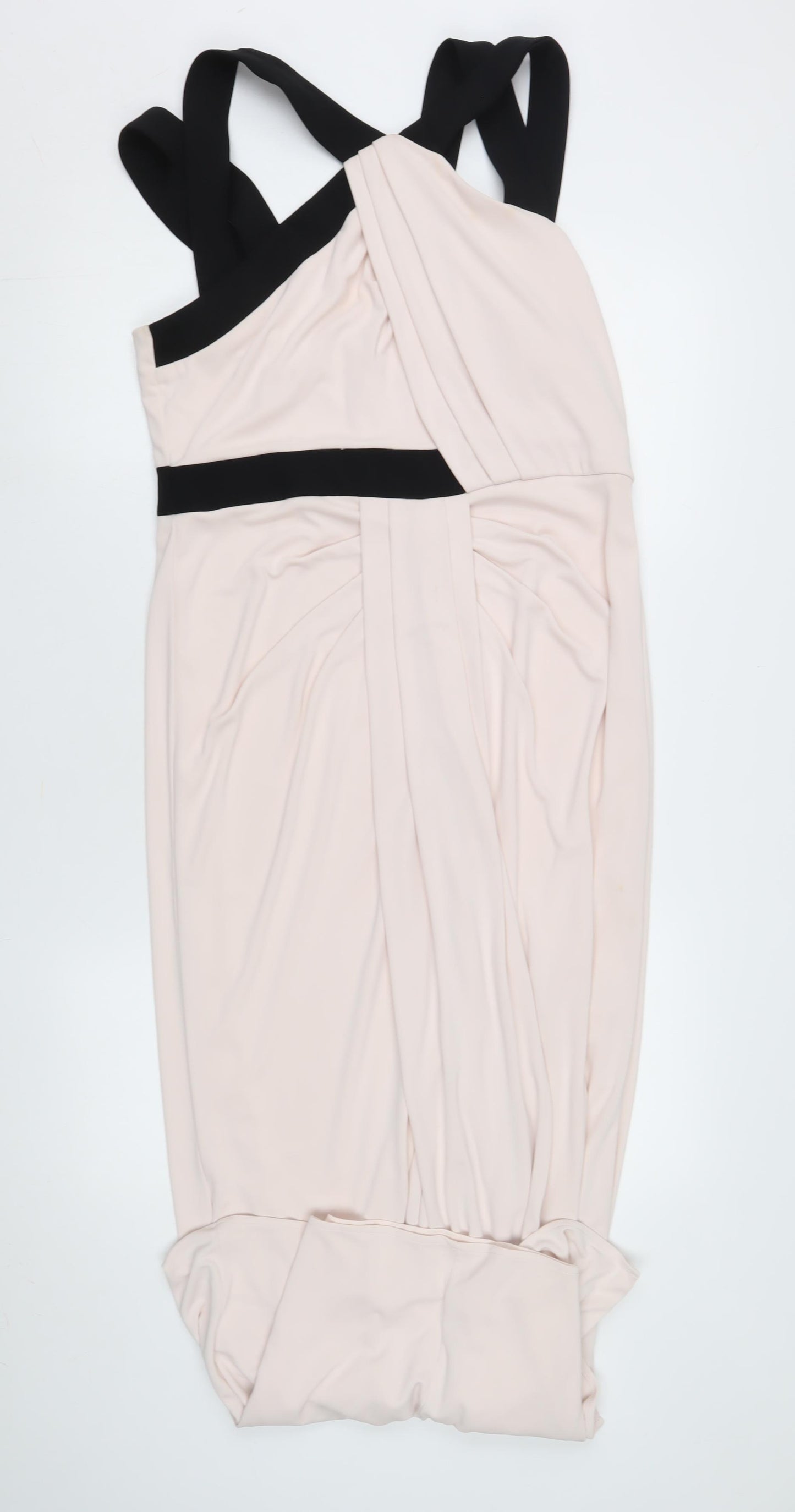 Phase Eight Women's Ivory Black Dress Size 16